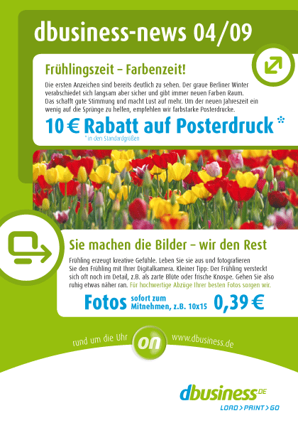 Monatsflyer April 2009